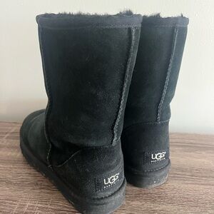 UGG Black Short Suede Classic Boots